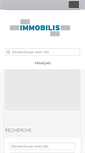Mobile Screenshot of immobilis.lu